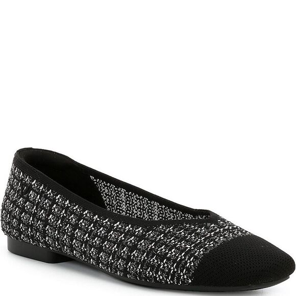 VIVAIA Shoes - VIVAIA
Margot 2.0 Stretch Knit Plaid Flats black and white 11 tweed NWT in box